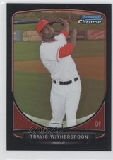 2013 Bowman Prospects Chrome Black Refractor 21/99 Travis Witherspoon #BCP66 1b8