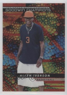 2022 Upper Deck Goodwin Champions Platinum Chameleon 49/49 Allen Iverson HOF 7y2