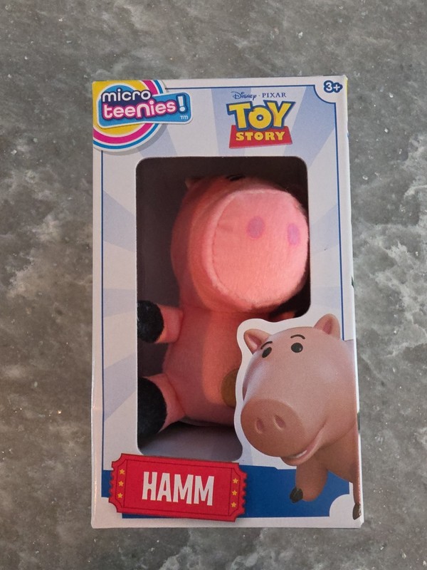 Micro Teenies! Pixar Toy Story HAMM Rare CHASE Micro Plush