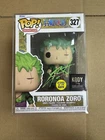 Funko Pop! Signed One Piece Roronoa Zoro 327 Glow Dark GITD Kody Figure New PSA
