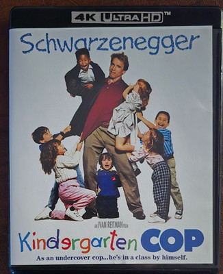 Kindergarten Cop (4K UHD, Blu-ray, 1990) MINT!!