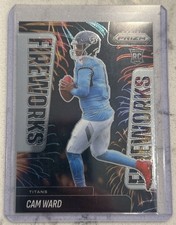 2025 Panini Prizm - Fireworks Cam Ward #1 (RC)