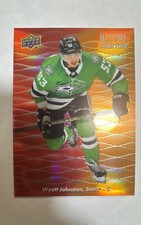 2023-24 Upper Deck Allure - Color Flow Wyatt Johnston #CF-14 Red Orange
