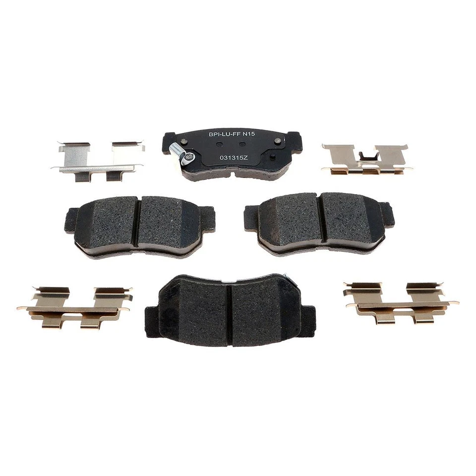 Rear Kit Brake Rotors + Ceramic Pads & Hardware For 2001 Hyundai XG300 - Imagem 2 de 4