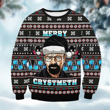 Breaking Bad Jesse Pinkman Crystmeth Christmas Sweater 3D AOP S-5XL 1H0814