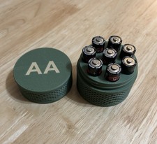 AA Battery Storage Case Holds 8 Made In USA