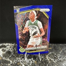 Panini 2025 Prizm WNBA Dominique Malonga RC Blue Velocity #116 Seattle Storm