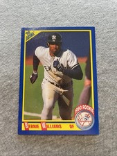 1990 Score - Bernie Williams #619 (RC)