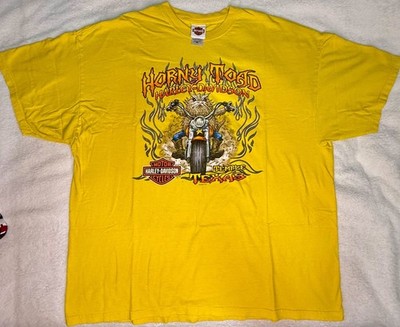 Vintage Harley-Davidson Horned Toad Temple, Texas Graphic T-Shirt