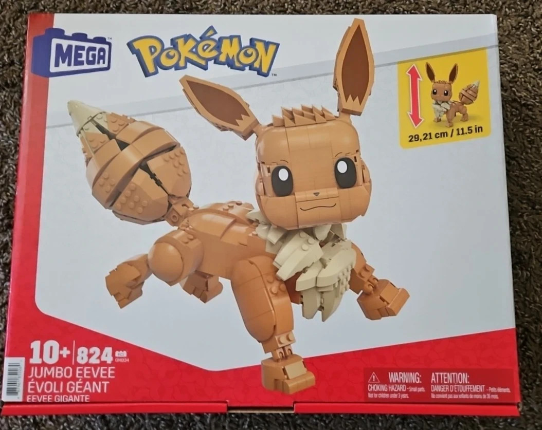 POKEMON JUMBO EEVEE MEGA / 824 Pcs New Free Shipping