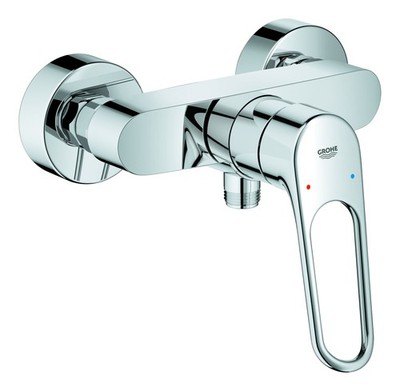 Grohe Eurosmart Einhand-Brausebatterie offener Metall-Hebelgriff - Chrom