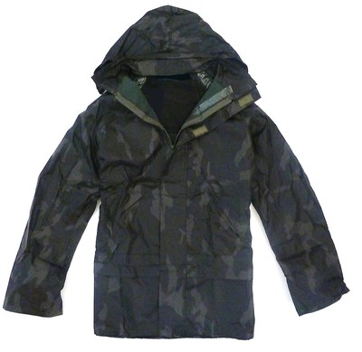 100% WATERPROOF WINDPROOF JACKET Mens S-3XL zip up hooded kagool woodland  Camo UK