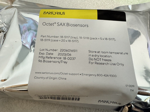 Sartorius Octet SAX Biosensors, Exp 2023/06, P/N: 18-5117,  new Sealed! - Bild 2 von 2