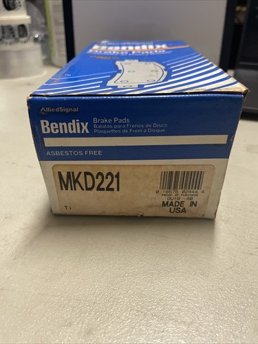 Bendix MKD221 Front Semi Metallic Pads - Picture 2 of 3