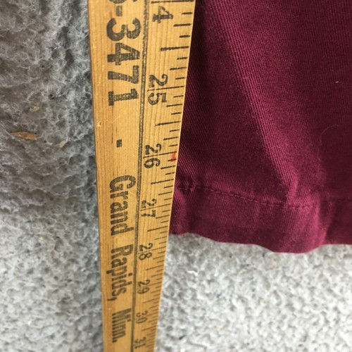 Erika Cargo Joggers Pants Womens XL (actual 36x27.5) Burgundy Cotton Hi-Rise NEW - Picture 10 of 20