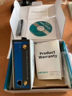 MOXA TECHNOLOGIES AWK-1100-EU V2.0 ACCESS POINT / BRIDGE / AP CLIENT PLC