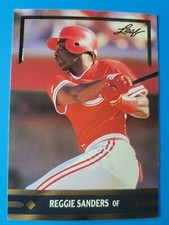 1991 Leaf Gold Rookies Baseball # BC10 Reggie Sanders -- RedS - ROOKIE CARD