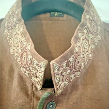 Junaid Jamshed Pakistani Medium Embroidered Shalwar Kameez/Kurta Shalwar Brown