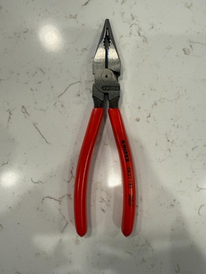 KNIPEX 7 1/4'' Needle-Nose Combination Pliers | 08 21 185 | Never Used