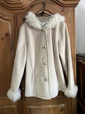 Brand New Hooded Faux Fur Jacket With Hood