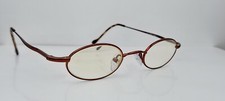 Vintage London Fog LF 103 Bronze Oval Metal Sunglasses France FRAMES ONLY