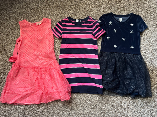 Girls Lot Of 3 Size 10 Dresses Gap CrewCuts