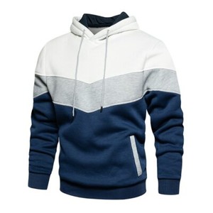 Sudadera con capucha de retales para hombre ropa de calle con estam.. Sudadera con capucha de retales para hombre ropa de calle con estam..