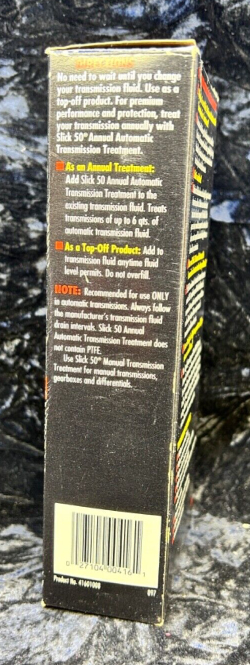 Slick 50 Annual Automatic Transmission Treatment 8 Fl Oz. New Old Stock NOS