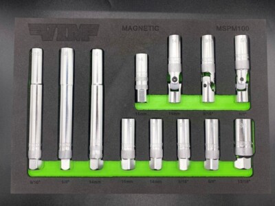 VIM Tools MSPM100 12 Pc MAGNETIC Spark Plus Master Set Brand New w/ Warranty!