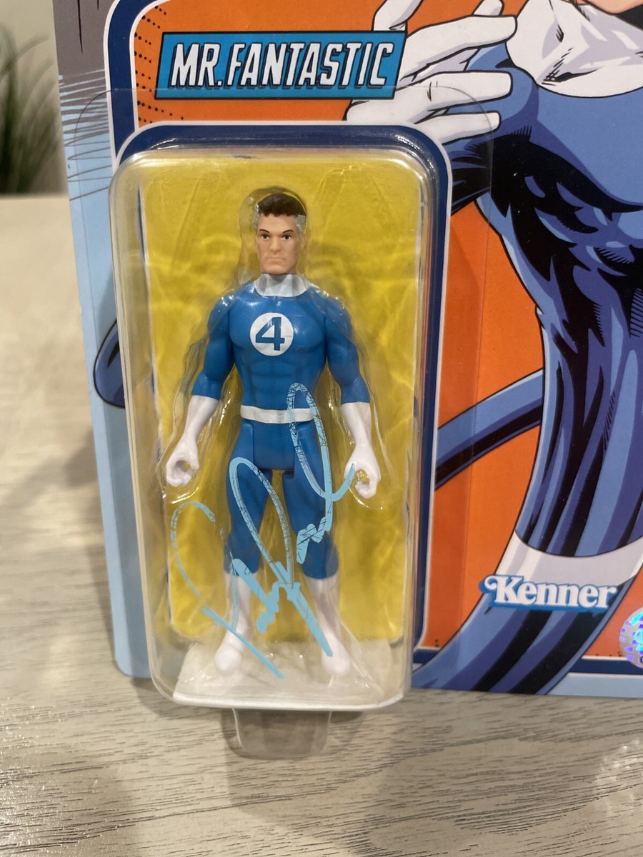 Pedro Pascal Signed Mr Fantastic Action Figure KB Authentic