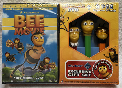 Dreamworks Bee Movie DVD W 3 Dispenser EXCLUSIVE Walmart Sams Club