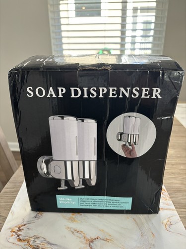 Wall mounted Soap Dispenser brand new open box - 第 1/6 張圖片