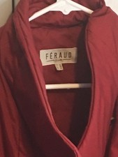 Feraud Red Ladies' Coat, Size L