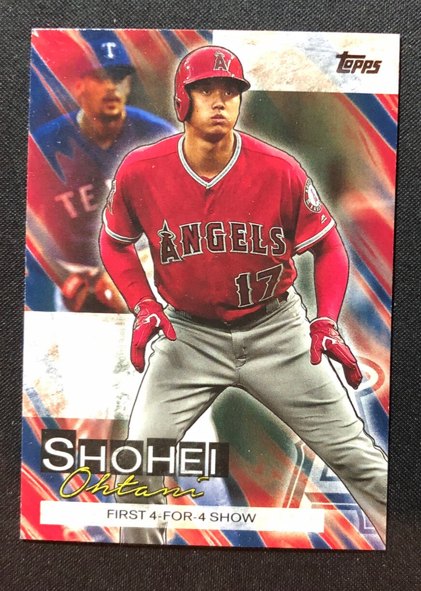 2019 Topps Shohei Ohtani Los Angeles Angels First 4 For 4 Show Man