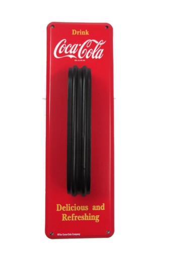 Coca-Cola Plated Door Handle White Script Logo - Picture 2 of 3