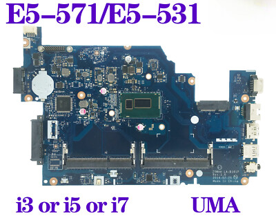 For Acer Aspire E5-531 E5-571 Laptop Motherboard i3 i5 i7 4th Gen UMA DDR3L