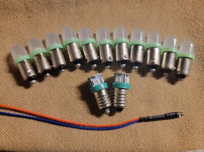LED LAMP KIT Sansui 5000-5000A= FROSTED GREEN/WARM WHITE DIAL BULBS  Receiver