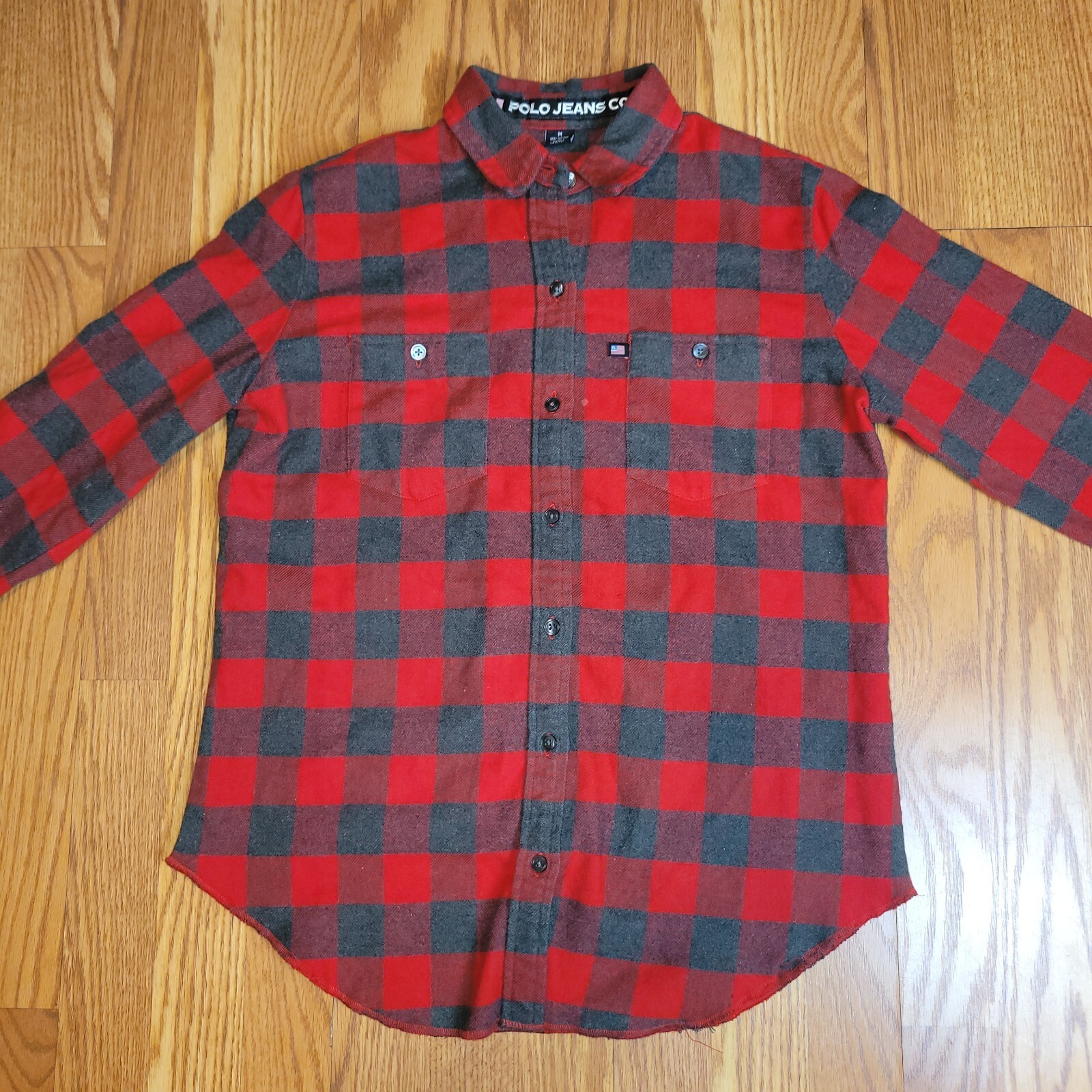 ralph lauren thick flannel shirt