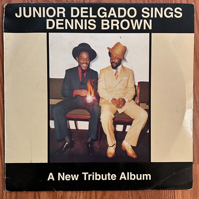 JUNIOR DELGADO Sings Dennis Brown LP on Incredible Music VG++ uk