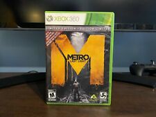 Metro Last Light Limited Edition Microsoft Xbox 360 CIB Complete Authentic