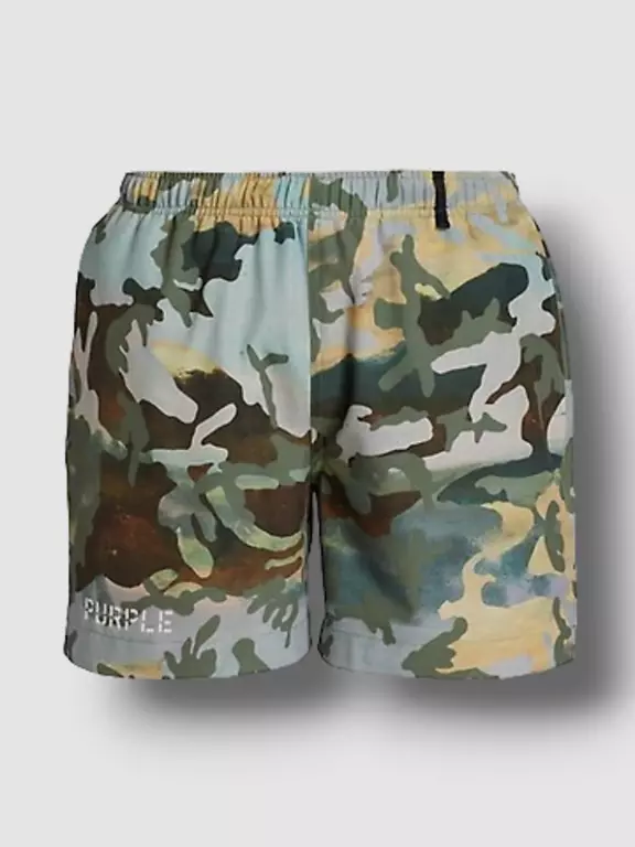 Purple Brand Men's All Around Camo Shorts