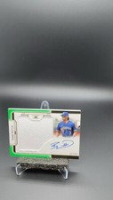 2024 Topps Definitive Bobby Witt Jr Jumbo Patch Auto 17/25 #698S