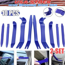 Plastic Trim Removal Pry Tool Set for Car Radio Panel Door Dash Clip Fasteners