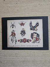 Picture Postcard American Tattoo, Flash By Dainty Dotty