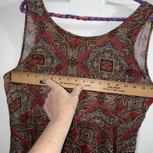 Sleeveless Light Top Size Large By Anama It’s Red With Pockets New With Tags - Picture 20 of 24