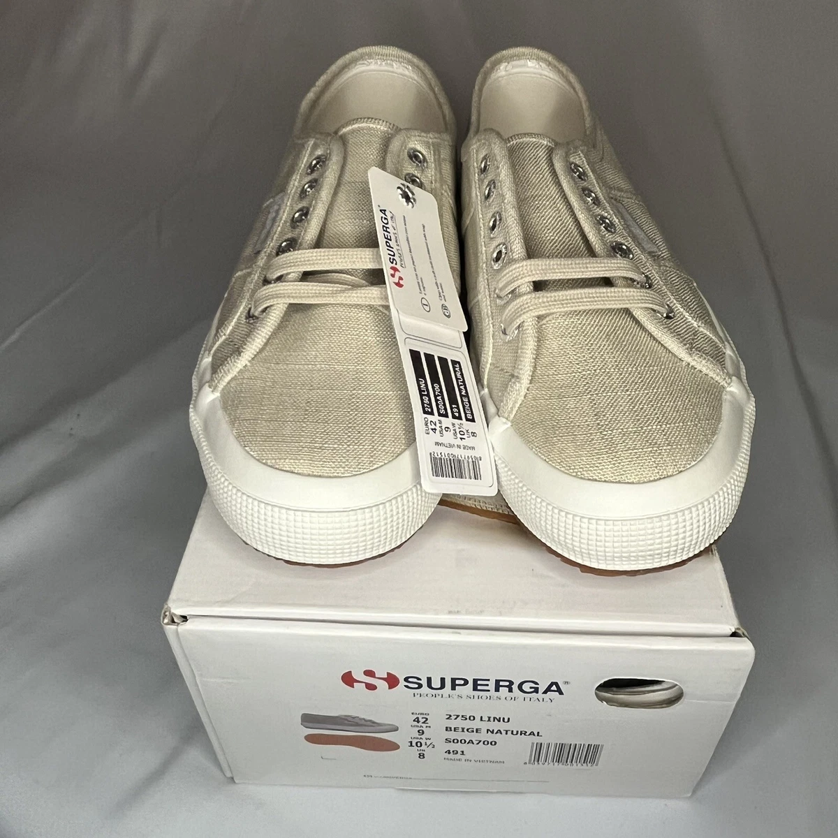 Superga linu best sale linen sneaker