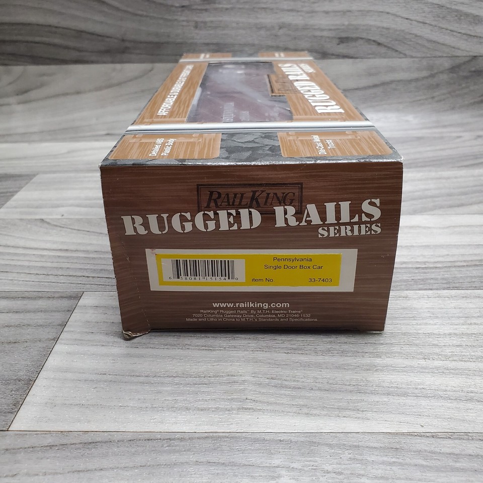 Rail King Rugged Rails 0-27 Pennsylvania Single Door Box Car 33-7403 | eBay