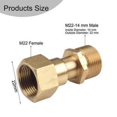 Premium M22 14mm Hose Adapter for Pressure Washers Optimal Compatibility