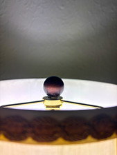 Lampada bronzo sfregato ad olio finitura sfera