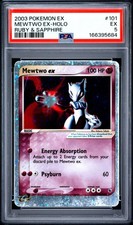 2003 POKEMON EX RUBY & SAPPHIRE #101 MEWTWO EX-HOLO PSA 5 on eBay